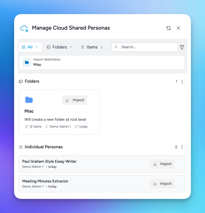 configure storage