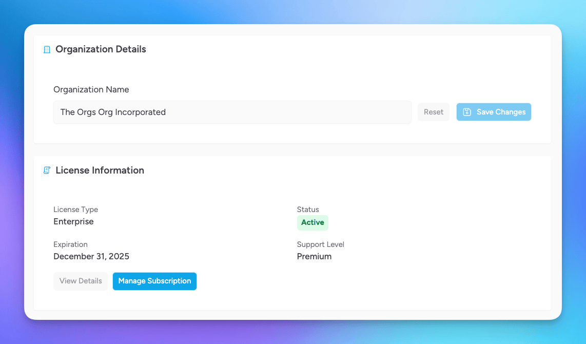 manage subscription